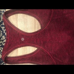 lululemon athletica Red Tank Top
